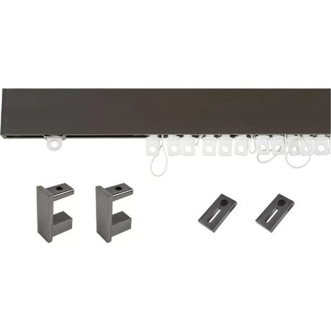 KIT BINARIO  PER TENDA EFFETTO ONDA FUTURA MIS.200CM. COLORE GUN COD.29751