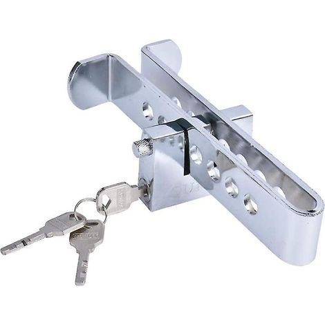 Antivol de frein de voiture, cadenas de frein en acier inoxydable, outil de sécurité, antivol de frein de voiture (argenté) (1 pièce) (1/5)