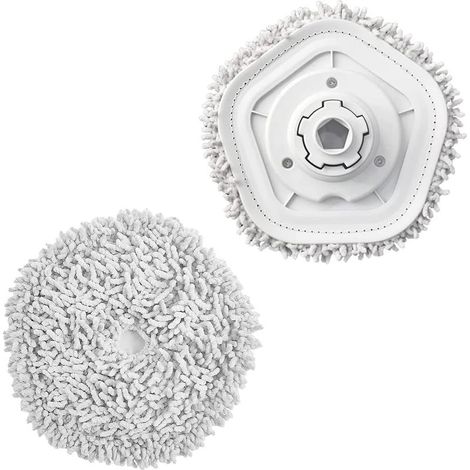 Lot de 2 chiffons de rechange Dreame W10/W10 Pro pour aspirateurs robots, tampons de nettoyage lavables pour tous types de sols (1/5)