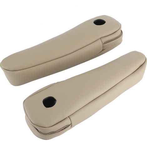 Mikrofaser-Leder-Sitzarmlehnengriff-Dekorbezug passend für Honda CRV 2007-2009 Beige (1/5)