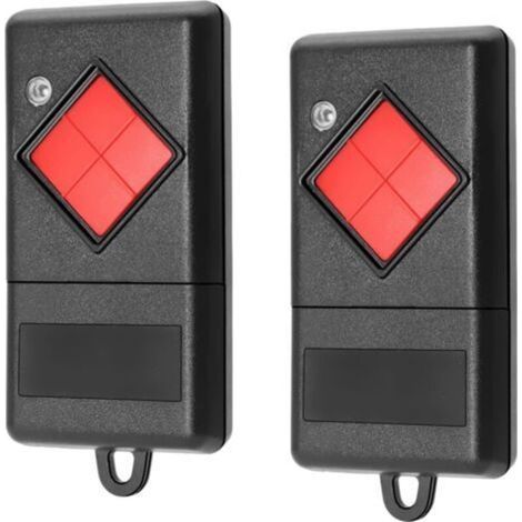 Ecleanfy-Lot de 2 télécommandes d'ouverture de porte de garage 40,685 MHz pour Dicket MAHS40-01, MAHS40-04, 4 canaux (1/5)