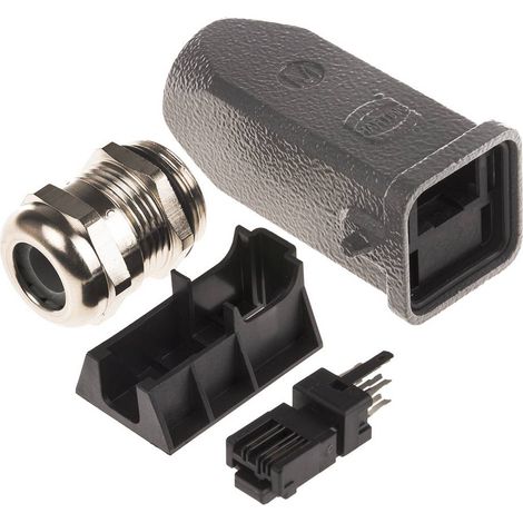 Harting 09 45 115 1100 Connettore dati per sensore o attuatore Spina dritta Numero di poli: 4P4C 1 pz. (1/2)