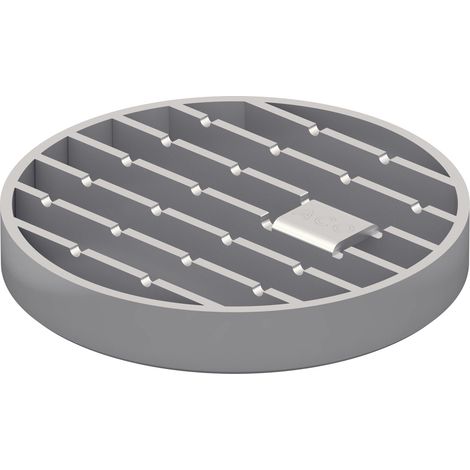 Grille ronde entièrement hygiénique, classe M, 125 kN, RH 1.4301