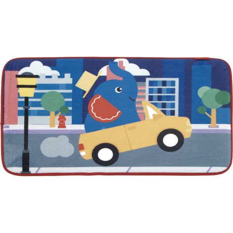 Tapis super doux pour la chambre Eléphant en voiture 45x75cm (1/2)
