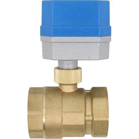 1 Vanne Sphérique Électrique 220V 2 Voies DN32 1-1/4 Pouce Pour Chauffage (1/3)