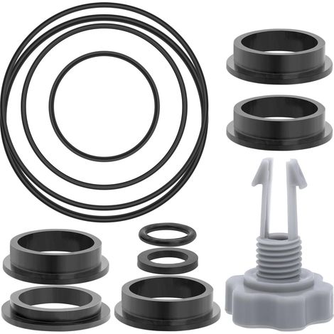 Lot de 12 joints d'étanchéité pour pompe de piscine, filtre à sable, pièces de rechange pour filtre à sable, joint torique pour filtre à sable, joint d'étanchéité pour pompes à filtre à (1/5)