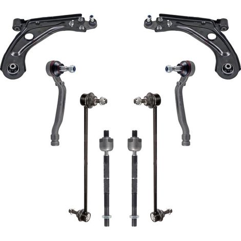 KIT BRACCIO OSCILLANTE 8 PEZZI COMPATIBILE CON CITROËN C4 GRAND PICASSO II (DA, DE) 2 / Kit Sospensione Completo OE/OEM / Bracci Oscillanti + Testine Sterzo / Sostituzione Diretta OEM