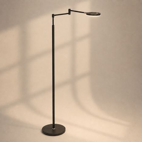 Lampada da terra - nero - Soleil - plastica metallo - lampada di (1/4)