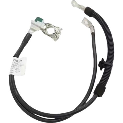 Applicable aux Peugeot 307, 308, 408, Citroën C4, fil de connexion de borne négative 9661191580, fil ou câble en cuivre tressé, relie la borne négative de la batterie à la masse de la carrosserie du v (1/4)