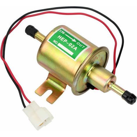 Universelle 12V-Elektrokraftstoffpumpe für Benzin und Diesel, HEP-02A, Niederdruck, OEM, für die meisten Pkw, Motorräder mit Vergaser und ATVs (1/4)