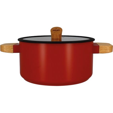 OGOLIVING - ECTOR FAITOUT 24CM PAPRIKA MANCHE BOIS (1/5)