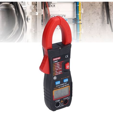 Multimètre à Pinces Digital AC/DC avec Écran Backlight pour Mesure de Courant Résistance Capacitance [Kit incluant 2 Probes] (1/5)