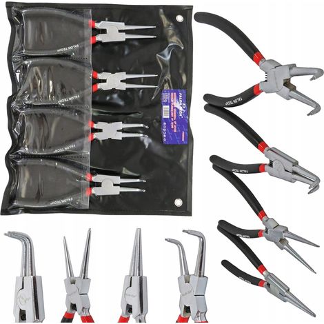 Zangen SEGERA 200 mm 8'' 4 Stk Set Zangen