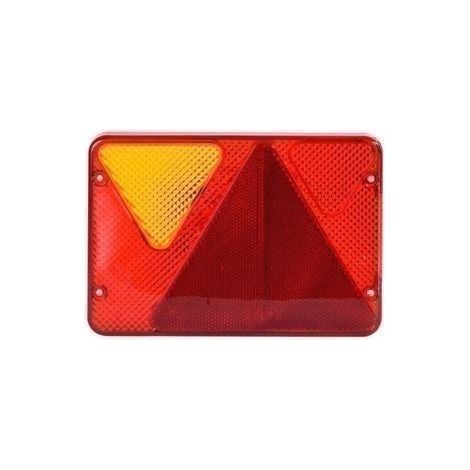 Cabochon de feu gauche AJBA RL80 – Signalisation remorque 190x135mm – Feux stop, clignotants, antibrouillard – Installation rapide – Aj.Ba