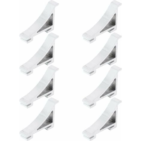 8 clips para estantes de refrigerador, soporte para refrigerador, congelador y enfriador, DEBUNS (1/5)