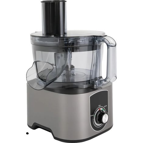 Machine à couper, Acier inoxydable, Moteur puissant de 600W, noir, 220 V, 7L (1/2)