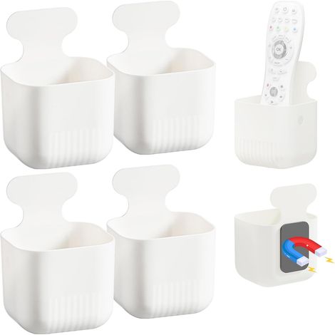 Porte-stylos Magnétiques, 4 Pièces Petit Porte-marqueurs Magnétique, Support Eponge Magnetique Puissant pour Tableau Blanc