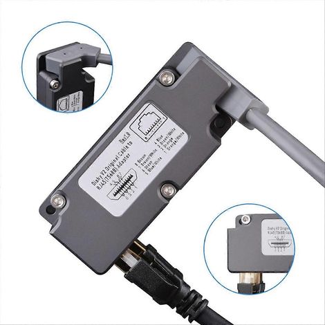 Adaptateur PoE CB1 pour antenne Starlink V2, convertisseur câble vers RJ45, injecteur d'alimentation réseau, compatible dish, kit de connexion étanche. (1/5)