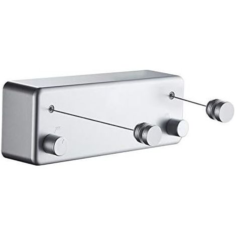 4.2m Retractable Clothesline – Stainless Steel Wall Mount – 20kg Capacity per Line – For Indoor and Outdoor Use (1/5)