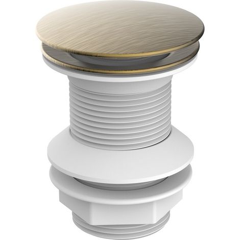 Piletta click clack da 1''1/4 oro opaco senza troppo pieno