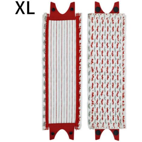 HOXILEELEO - 1 lingette de rechange en microfibre pour balai plat compatible avec une tête de balai plat Vileda UltraMax XL pour utilisation humide et sèche (1/5)