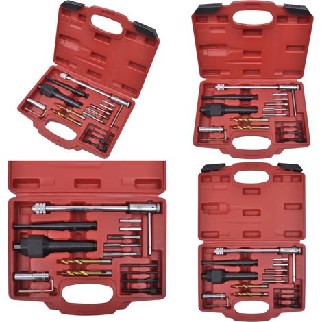 16-teiliges Glühkerzen-Ausbauwerkzeug - Glühkerzen Ausbau Set - Glühkerzen Entfernen - Motorreparatur - Werkstatt Tools - Auto Werkzeug - Home & Living (1/5)