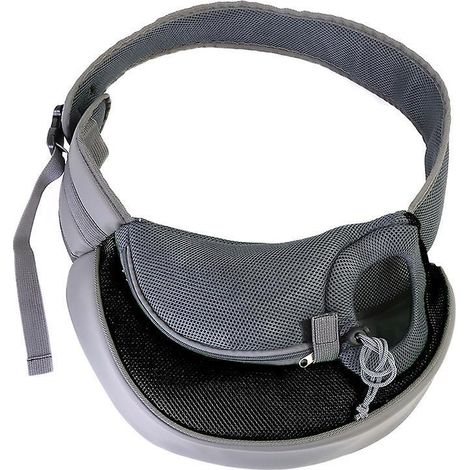 Sac De Transport Chat Chien Sac Bandoulire Rglable Pour Animaux De Compagnie Sac Transport Chiot Lapin Sac Main Paule En Maille Respirant Sac De (1/5)