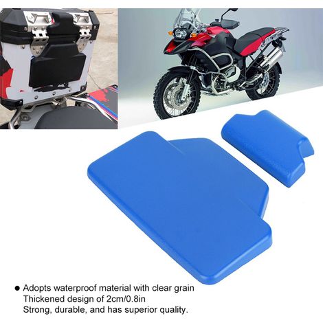 Coussin arrière en caoutchouc pour sacoche, coffre et dossier passager, accessoire compatible avec F800GS (bleu) (1/5)