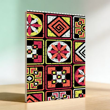 Cadre photo personnalisé en blocs, cadeau pour anniversaire de mariage (1/5)