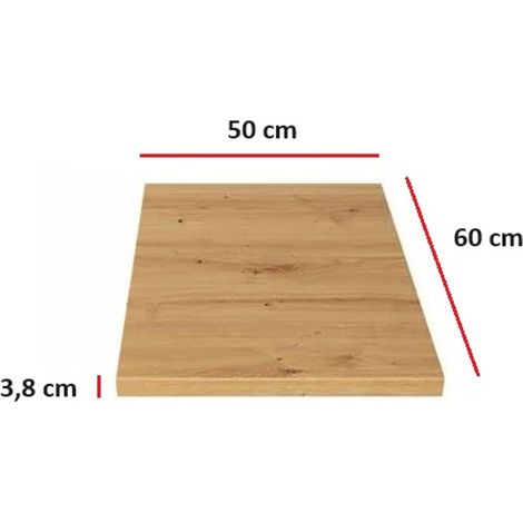 Küchen Arbeitsplatte 50 cm 38 mm Küchenzeile Küchenblock Eiche Artisan Eko Stilo (1/4)