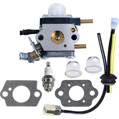 Ensemble carburateur Zama compatible RB-K54 et C1U-K54A, pièce standard de rechange pour tronçonneuse thermique et outils de coupe forestière. (1/5)