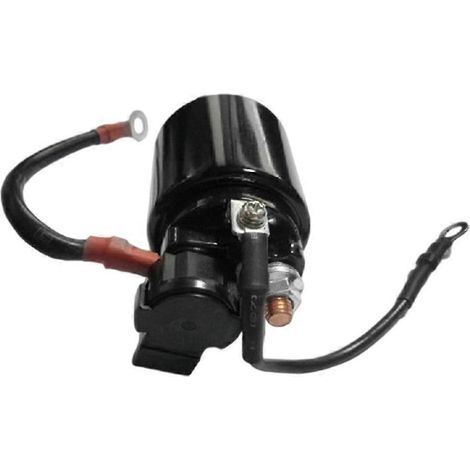 Anlasserrelais 6C5-81941-00 für Yamaha F50, F80, F90, F100, F115, F150 und F200 Außenbordmotoren, mit Magnetschalter und Kabel. (1/5)