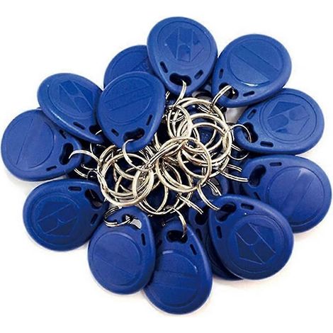 Lot de 50 porte-clés RFID 125 kHz réinscriptibles, cartes d'identification de proximité, référence T5577 universelle (1/5)