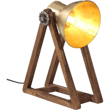 Schreibtischlampe 25 W Antik-Messing 30x17x40 cm E27
