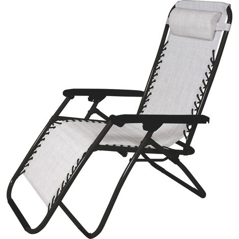 SDRAIO RECLINABILE cm. 62x142x120 h col. Grigio
