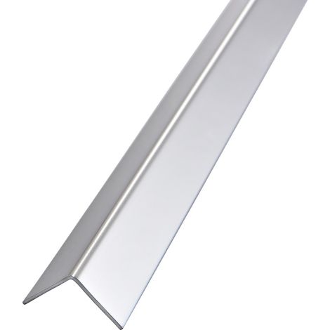 Angolare alluminio brillante cromo 15x15 mm sp. 1 mm barre 2 ml