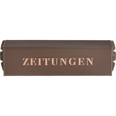 ► Burg Wächter Zeitungsbox 808-kupfer aus Stahl (1/3)