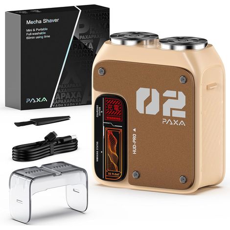 Men's Electric Shaver, Mini Rotary Electric Shaver, 9000RPM, IPX7 Wet (1/5)
