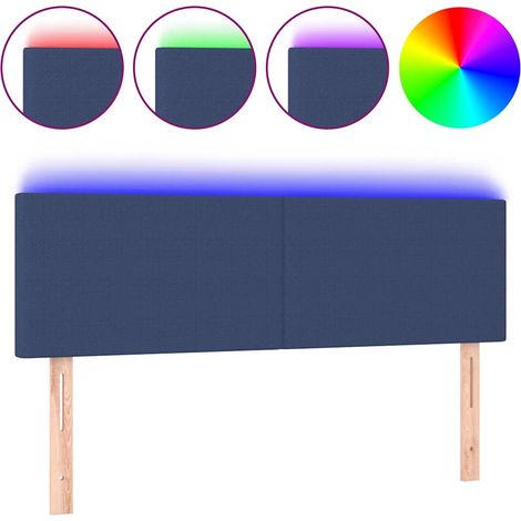 Maison Exclusive - Testiera a LED Crema 144x5x78/88 cm in Tessuto (1/5)