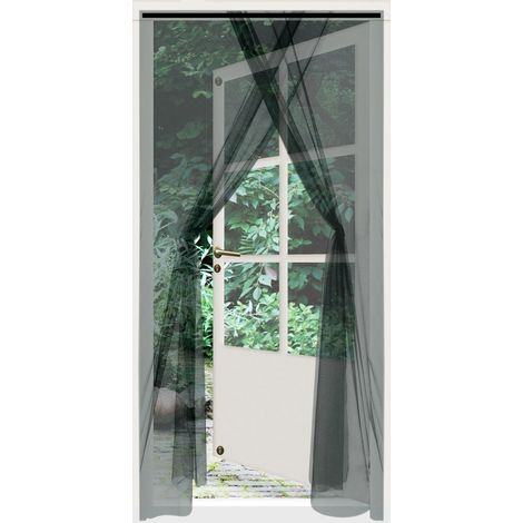 Progarden – Moustiquaire de porte 75 x 220 cm – Lot de 2 – Protection anti-insectes efficace – Installation rapide sans outils (1/3)