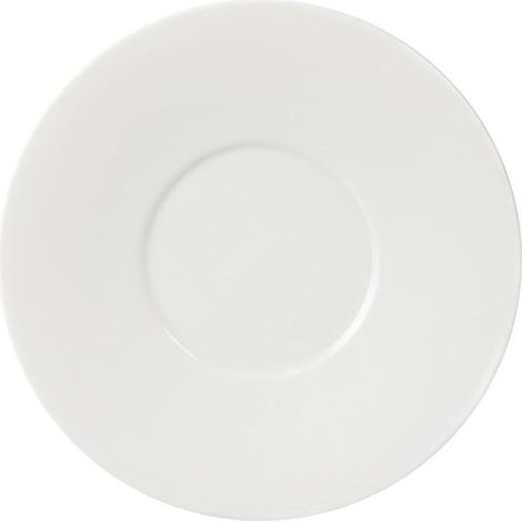 Soucoupe porcelaine blanche - Lot de 6 (1/3)