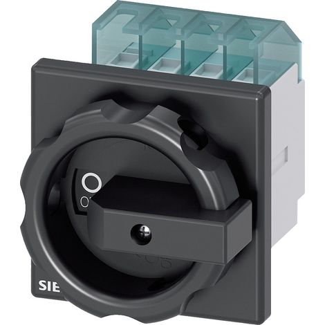 Lasttrennschalter Schwarz 4polig 6 mm² 16 A 690 V/AC Siemens 3LD20031TL51 (1/3)