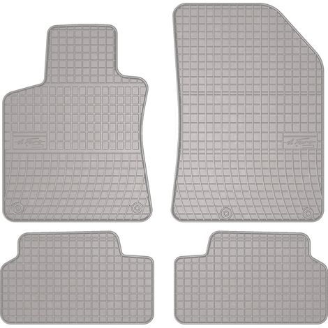 Alfombrillas de goma para coche: Peugeot 308 II hatchback (2013-2021) - color gris. (1/5)