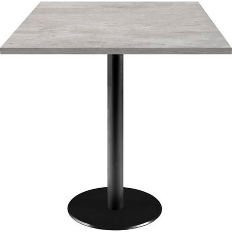Table 70 x 70 cm - modèle Rome béton naturel
