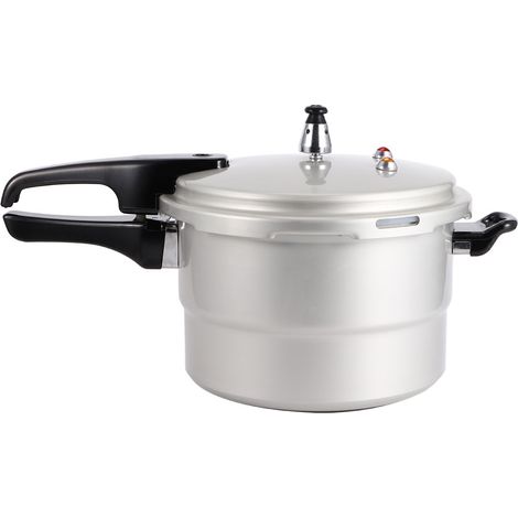 Autocuiseur domestique antidéflagrant avec compartiment vapeur pour cuisinières à gaz, électriques et vitrocéramiques (22 cm) (1/5)