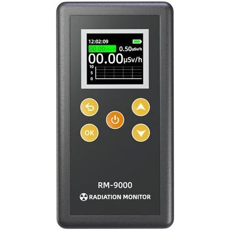 Détecteur de rayonnements par compteur Geiger  Dosimètre portable pour la détection des rayons X gamma et bêta  0,01100 μSv/h, écran LCD, alarme réglable, enregistreur de données  Dispositif