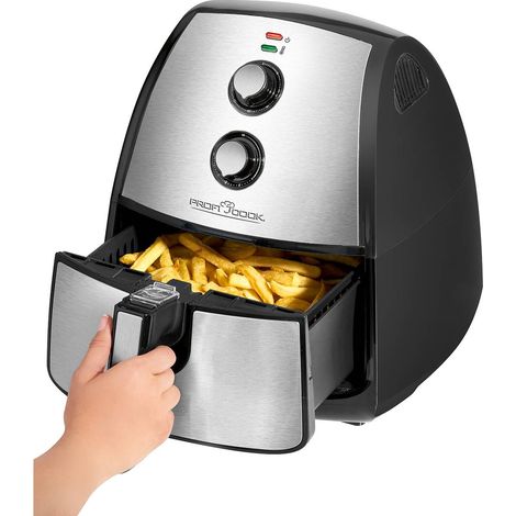 Proficook FR1115 Friteuse à air chaud sans huile 3.5 litres 1500W Noir/Gris (1/5)