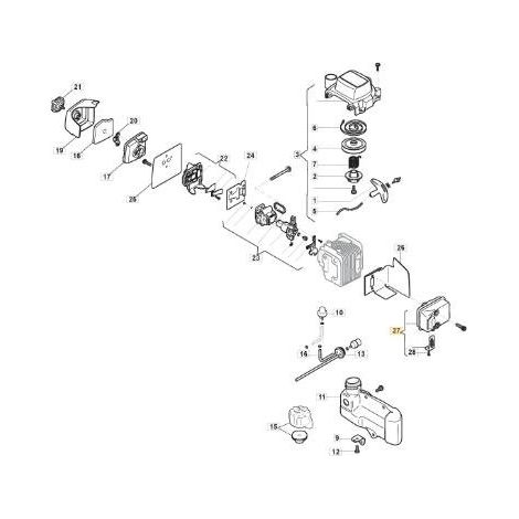 ORIGINAL STIGA SCHALLDÄMPFER-KIT – 118801867/0