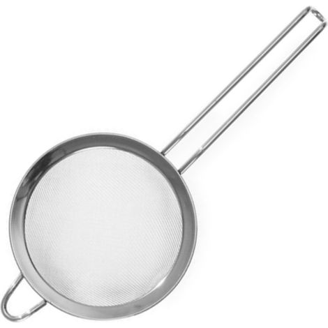 Feinmaschiges Küchensieb aus Edelstahl zum Reiben, Durchmesser 150 mm - Hendi 638507