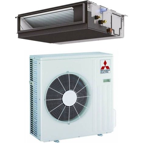 Climatiseur Mitsubishi Monosplit Canalisé PEAD-M35JA2 + SUZ-M35VA 12000 btu Prévalence Moyenne Inverter R-32 Wi-Fi Opt Class